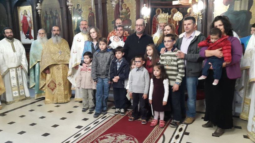 Λειτουργία για τον εορτασμό της Πολύτεκνης Οικογένειας