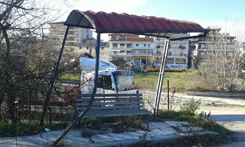 Η στάση στη γέφυρα της Καλαμπάκας 