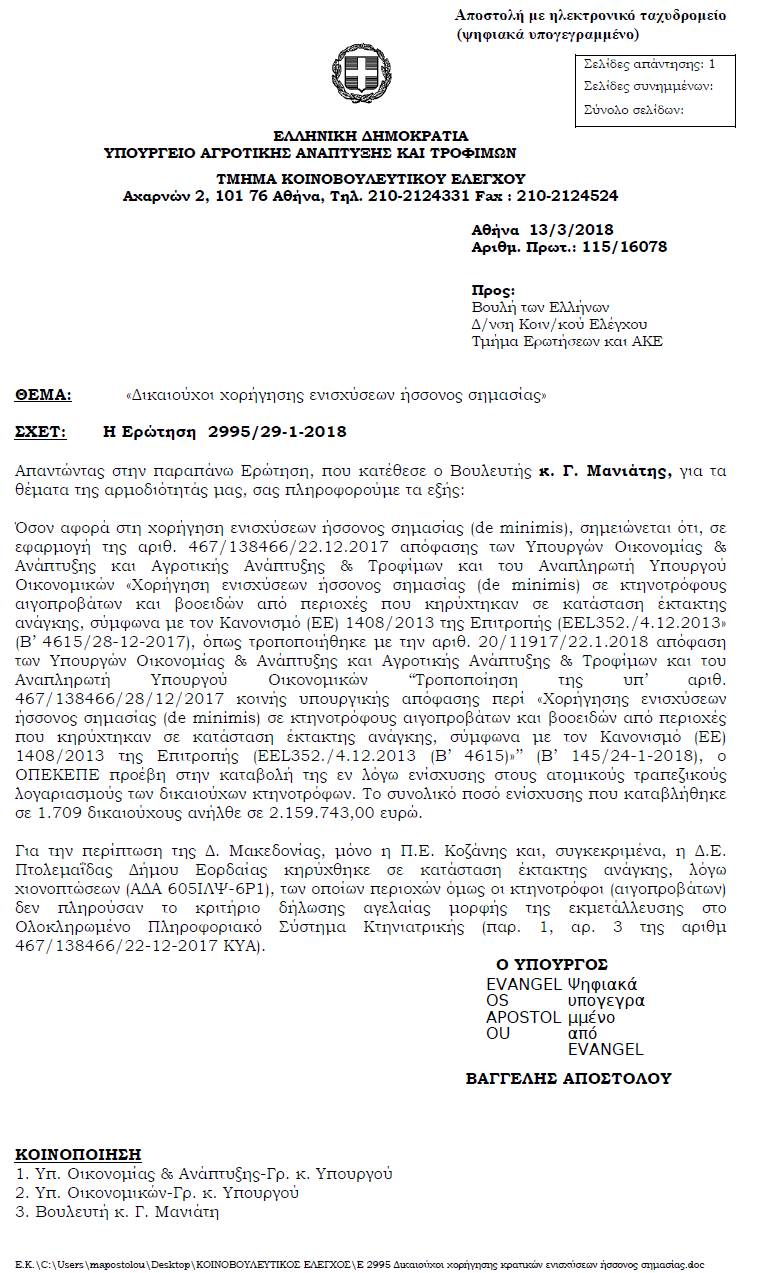 epixorigiseis maniatis