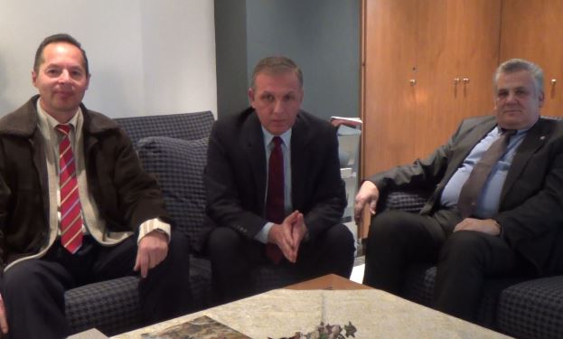 ο πρόεδρος του Συνδέσμου Εθνικής Ενότητας Αργύρης  Σαρήπαπας 