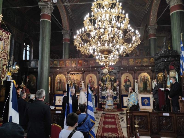 &Omicron; &epsilon;&omicron;&rho;&tau;&alpha;&sigma;&mu;ό&sigmaf; &tau;&omicron;&upsilon; &Epsilon;&upsilon;&alpha;&gamma;&gamma;&epsilon;&lambda;&iota;&sigma;&mu;&omicron;ύ &tau;&eta;&sigmaf; &Theta;&epsilon;&omicron;&tau;ό&kappa;&omicron;&upsilon; &kappa;&alpha;&iota; &tau;&eta;&sigmaf; &epsilon;&nu;ά&rho;&xi;&epsilon;&omega;&sigmaf; &tau;&eta;&sigmaf; &Epsilon;&lambda;&lambda;&eta;&nu;&iota;&kappa;ή&sigmaf; &Epsilon;&pi;&alpha;&nu;&alpha;&sigma;&tau;ά&sigma;&epsilon;&omega;&sigmaf; &sigma;&tau;&omicron;&nu; &Iota;. &Mu;&eta;&tau;&rho;&omicron;&pi;&omicron;&lambda;&iota;&tau;&iota;&kappa;ό &Nu;&alpha;ό &tau;&omega;&nu; &Gamma;&rho;&epsilon;&beta;&epsilon;&nu;ώ&nu;