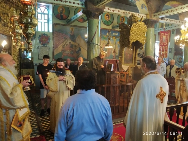 &Epsilon;&omicron;&rho;&tau;ή &Alpha;&gamma;ί&omega;&nu; &Pi;ά&nu;&tau;&omega;&nu; &sigma;&tau;&omicron;&nu; &Pi;&lambda;&alpha;&tau;ά&nu;&iota;&sigma;&tau;&omicron; &kappa;&alpha;&iota; &tau;&eta;&nu; &Kappa;&rho;&alpha;&nu;&iota;ά &Gamma;&rho;&epsilon;&beta;&epsilon;&nu;ώ&nu;