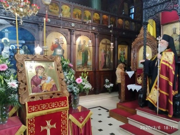 &Alpha;&rsquo; &Chi;&alpha;&iota;&rho;&epsilon;&tau;&iota;&sigma;&mu;&omicron;ί &sigma;&tau;&omicron; &Delta;&omicron;&xi;&alpha;&rho;ά &kappa;&alpha;&iota; &tau;&omicron;&nu; &Iota;. &Mu;&eta;&tau;&rho;&omicron;&pi;&omicron;&lambda;&iota;&tau;&iota;&kappa;ό &Nu;&alpha;ό &tau;&omega;&nu; &Gamma;&rho;&epsilon;&beta;&epsilon;&nu;ώ&nu;