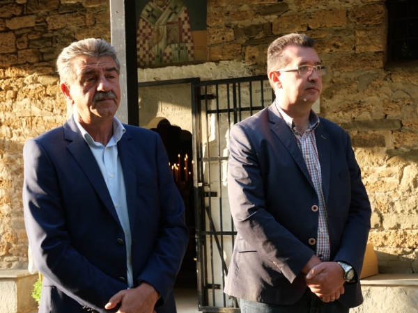 &Sigma;&tau;&omicron; &epsilon;&xi;&omega;&kappa;&lambda;ή&sigma;&iota; &tau;&omicron;&upsilon; &Alpha;&gamma;ί&omicron;&upsilon; &Nu;&iota;&kappa;&omicron;&lambda;ά&omicron;&upsilon; &sigma;&tau;&omicron; &Mu;&omicron;&nu;&alpha;&chi;ί&tau;&iota; &Gamma;&rho;&epsilon;&beta;&epsilon;&nu;ώ&nu; &omicron; &Delta;ή&mu;&alpha;&rho;&chi;&omicron;&sigmaf; &Gamma;&iota;ώ&rho;&gamma;&omicron;&sigmaf; &Delta;&alpha;&sigma;&tau;&alpha;&mu;ά&nu;&eta;&sigmaf; &gamma;&iota;&alpha; &tau;&omicron;&nu; &Epsilon;&sigma;&pi;&epsilon;&rho;&iota;&nu;ό &tau;&eta;&sigmaf; &Upsilon;&psi;ώ&sigma;&epsilon;&omega;&sigmaf; &tau;&omicron;&upsilon; &Tau;&iota;&mu;ί&omicron;&upsilon; &Sigma;&tau;&alpha;&upsilon;&rho;&omicron;ύ