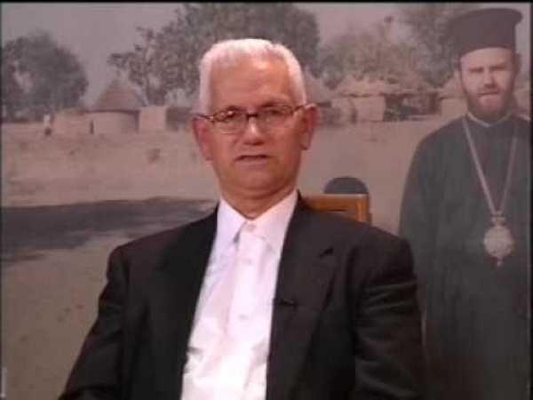 &Omicron;&mu;&iota;&lambda;ί&alpha; &mu;&epsilon; &theta;έ&mu;&alpha; '' &Eta; &alpha;&nu;ά&sigma;&tau;&alpha;&sigma;&eta; &tau;&omicron;&upsilon; &Kappa;&upsilon;&rho;ί&omicron;&upsilon; &mu;&alpha;&sigmaf; &Iota;&eta;&sigma;&omicron;ύ &Chi;&rho;&iota;&sigma;&tau;&omicron;ύ ''&alpha;&pi;ό &tau;&omicron;&nu; &tau;&upsilon;&phi;&lambda;ό &beta;&omicron;&sigma;&kappa;ό&sigmaf; &Iota;. &Chi;&alpha;&sigma;&iota;ώ&tau;&eta;&sigmaf;